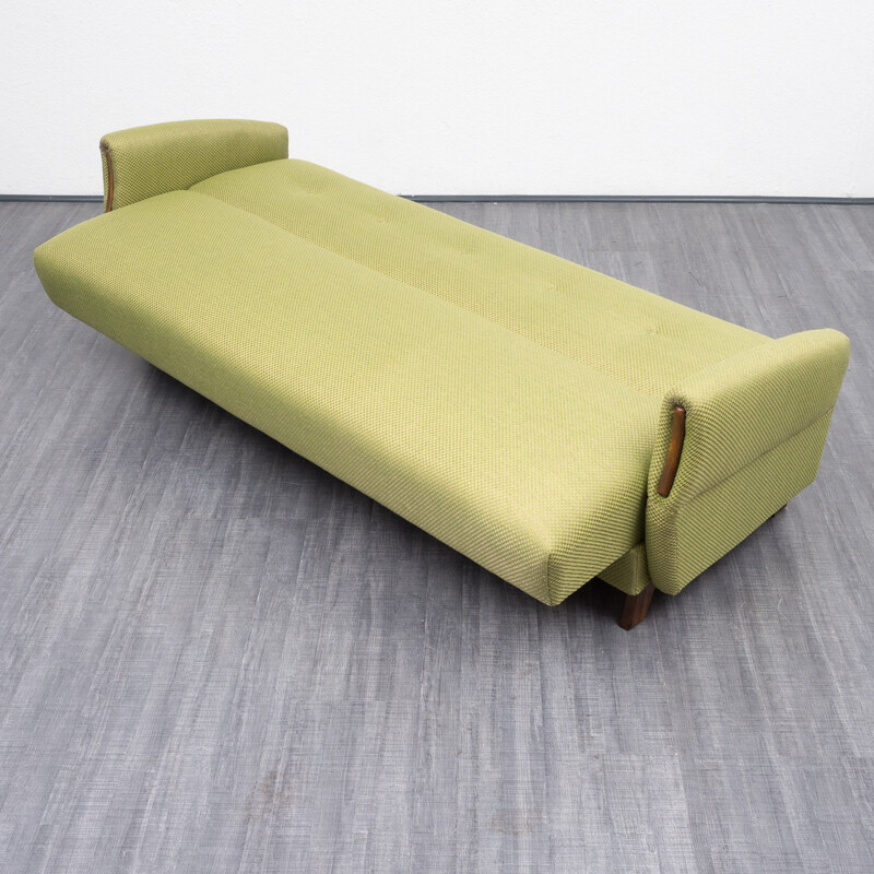 Mid century green sofa - 1960s