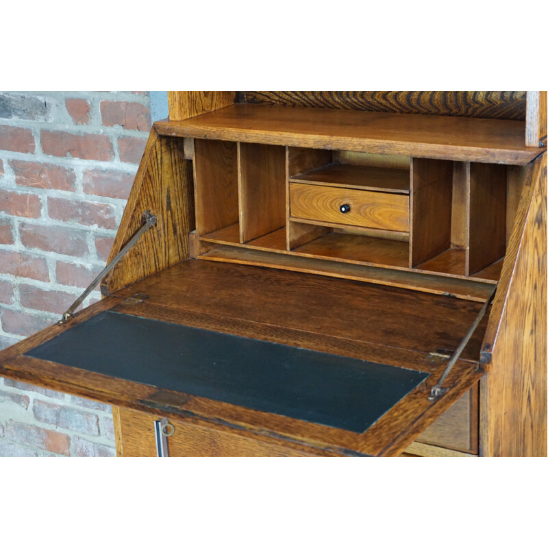 Mid century French wooden secretary - 1930s