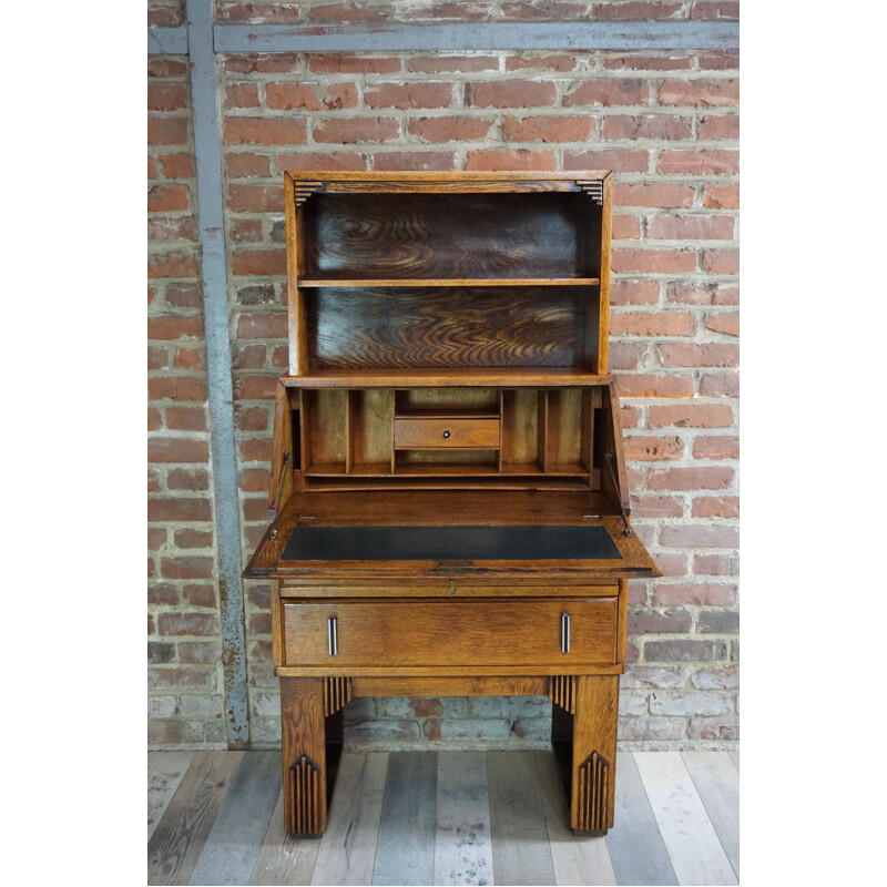 Mid century French wooden secretary - 1930s