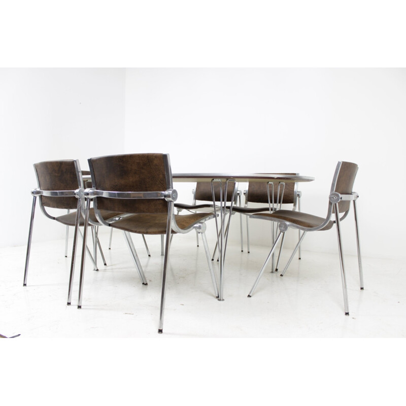 Dining table in rosewood by Piet Hein for Fritz Hansen - 1970s