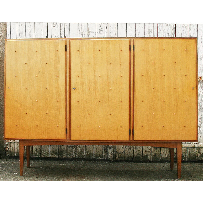 Lemon wood cabinet - 1950s