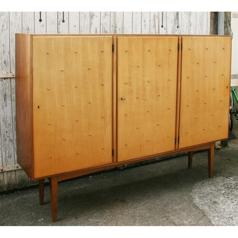 Lemon wood cabinet - 1950s