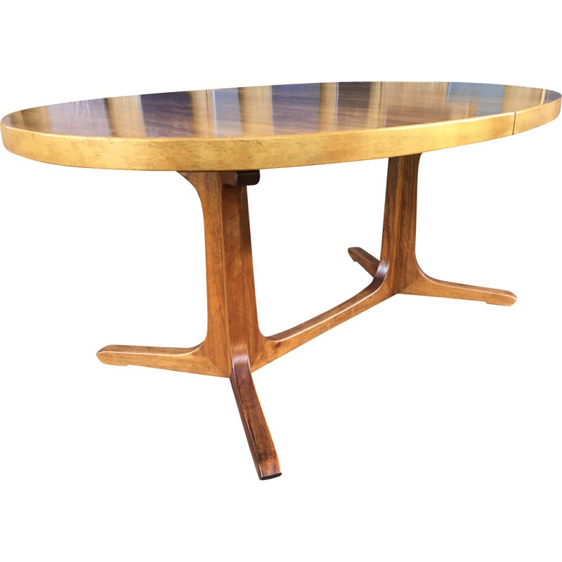 Mid-century Baumann dining table in wood - 1960s