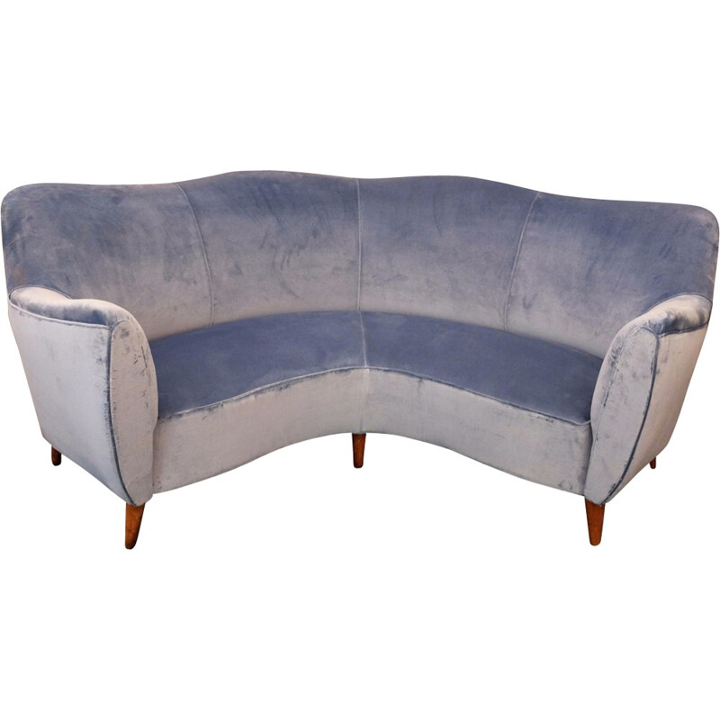 Curved sofa by G. Veronesi - 1950s