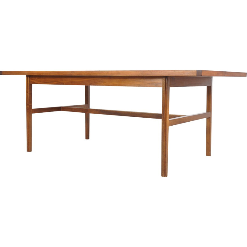 Mid-century dining table in walnut by Jens Risom for William Latchford & Sons - 1960s