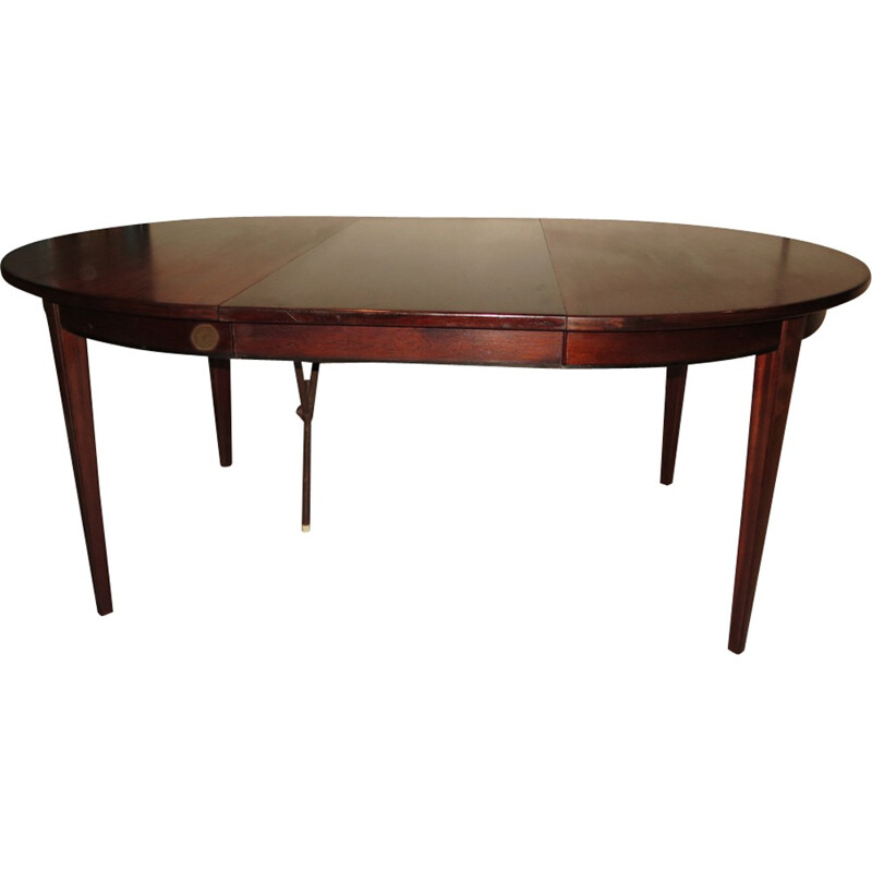 Danish rosewood extendable dining table by Gunni.Omann - 1960s