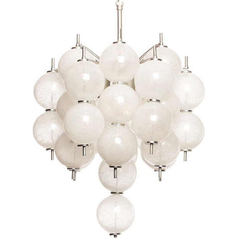 Mid century Italian Murano glass chandelier 