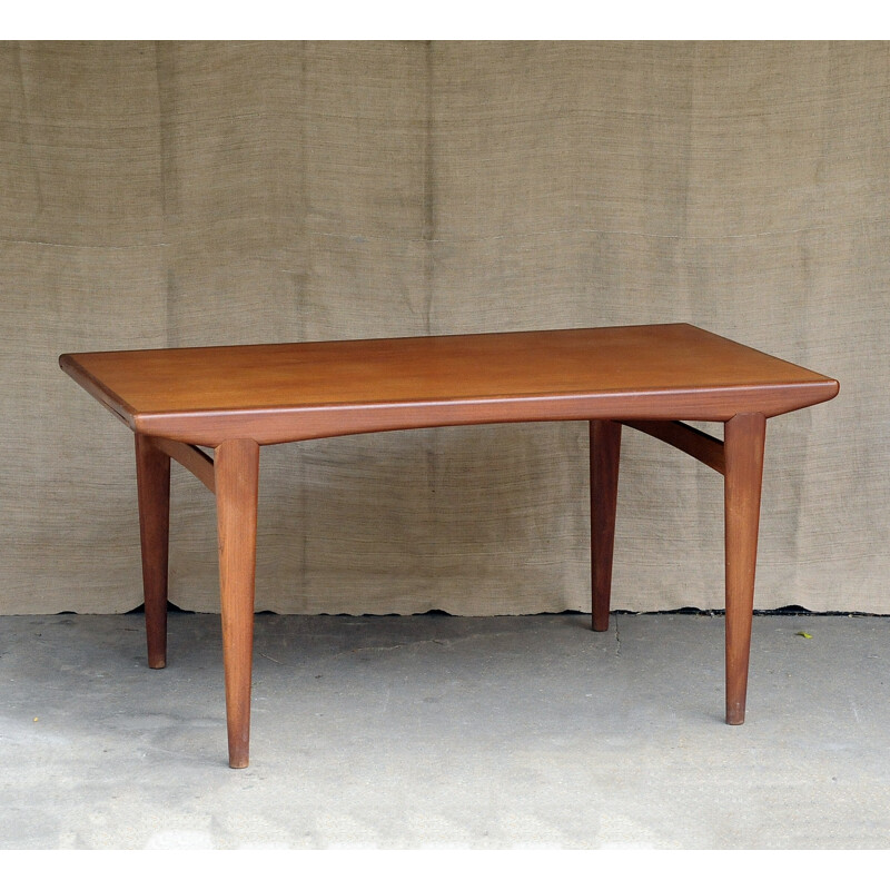Mid-century French teak dining table - 1960s
