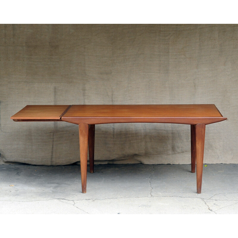 Mid-century French teak dining table - 1960s