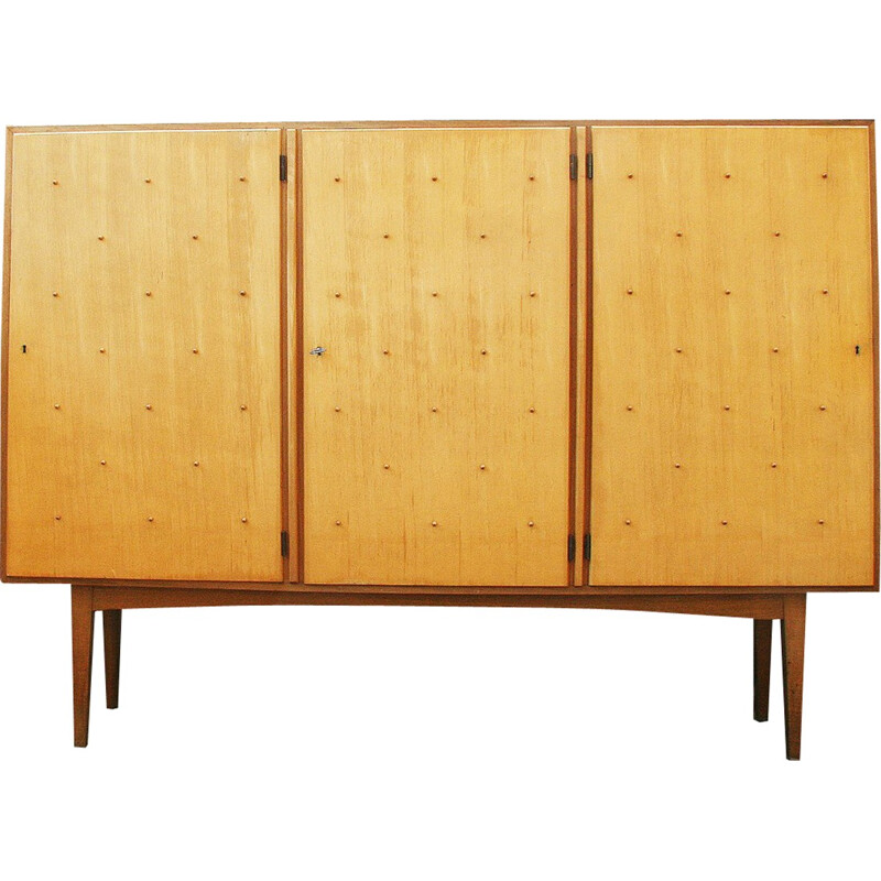 Lemon wood cabinet - 1950s