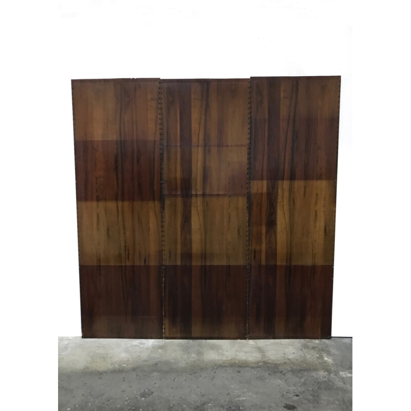 Danish rosewood modular wall system by Poul Cadovius for Cado - 1950s