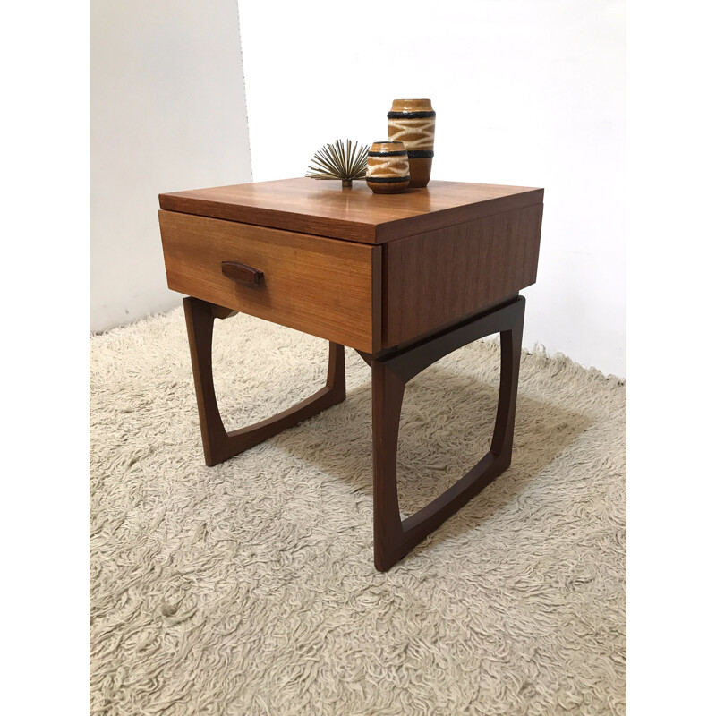 Original mid century Quadrille bedside table by Roger Bennett - 1960s