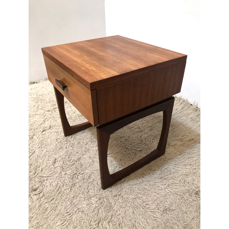 Original mid century Quadrille bedside table by Roger Bennett - 1960s