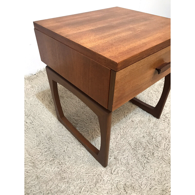 Original mid century Quadrille bedside table by Roger Bennett - 1960s