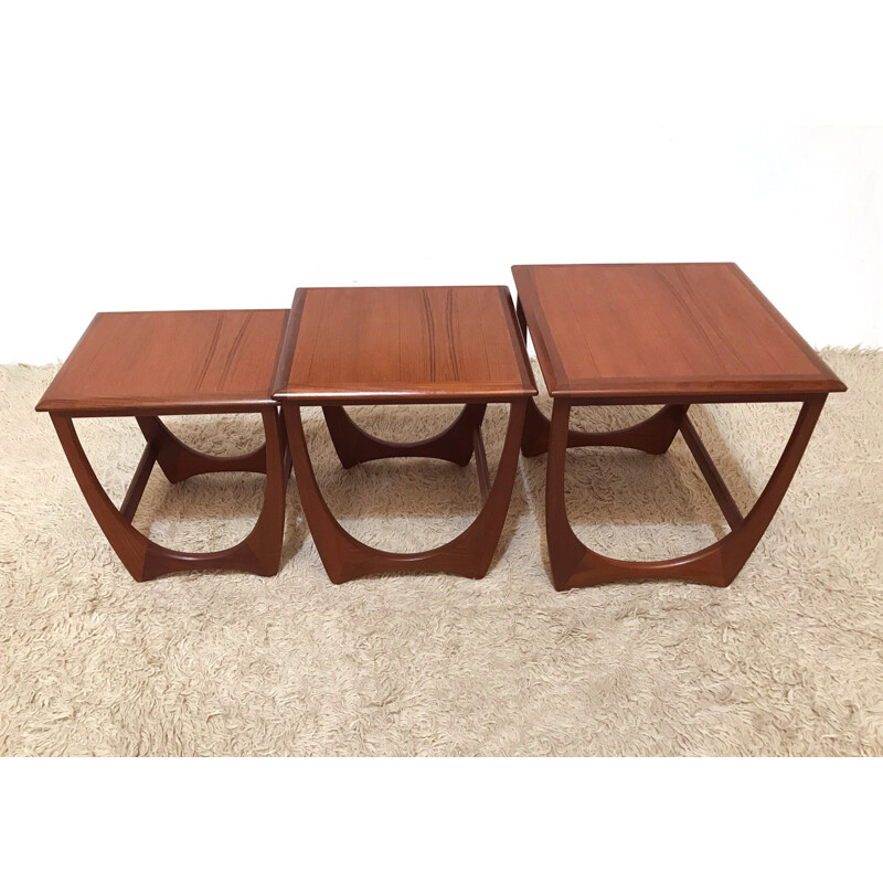 Mid century set of 3 Astro nesting tables by Victor Wilkins for G Plan - 1970s