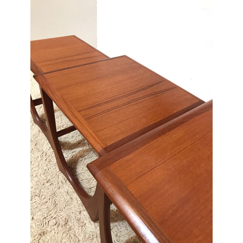 Mid century set of 3 Astro nesting tables by Victor Wilkins for G Plan - 1970s