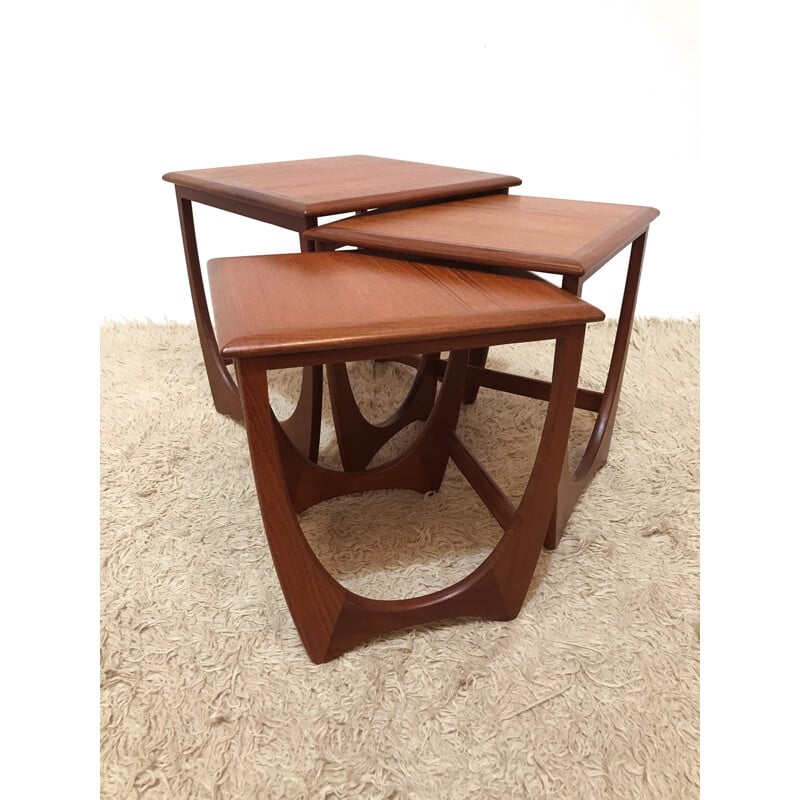 Mid century set of 3 Astro nesting tables by Victor Wilkins for G Plan - 1970s