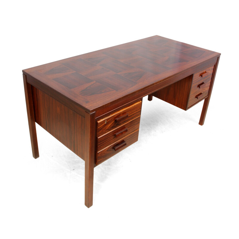 Mid century rosewood desk by Heggen of Norway - 1960s