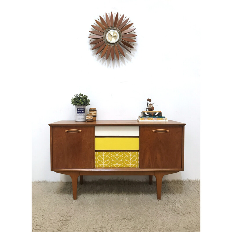 Petite enfilade vintage en teck produite par Jentique Furniture - 1960