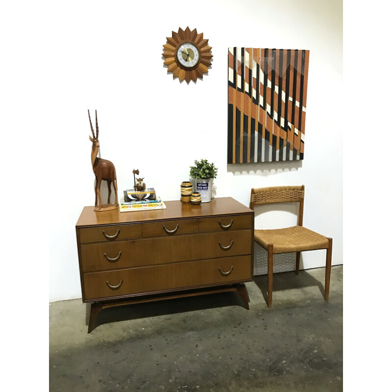 Wooden chest of drawers produced by Meredew Furniture - 1960s