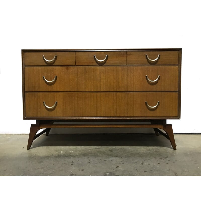 Wooden chest of drawers produced by Meredew Furniture - 1960s