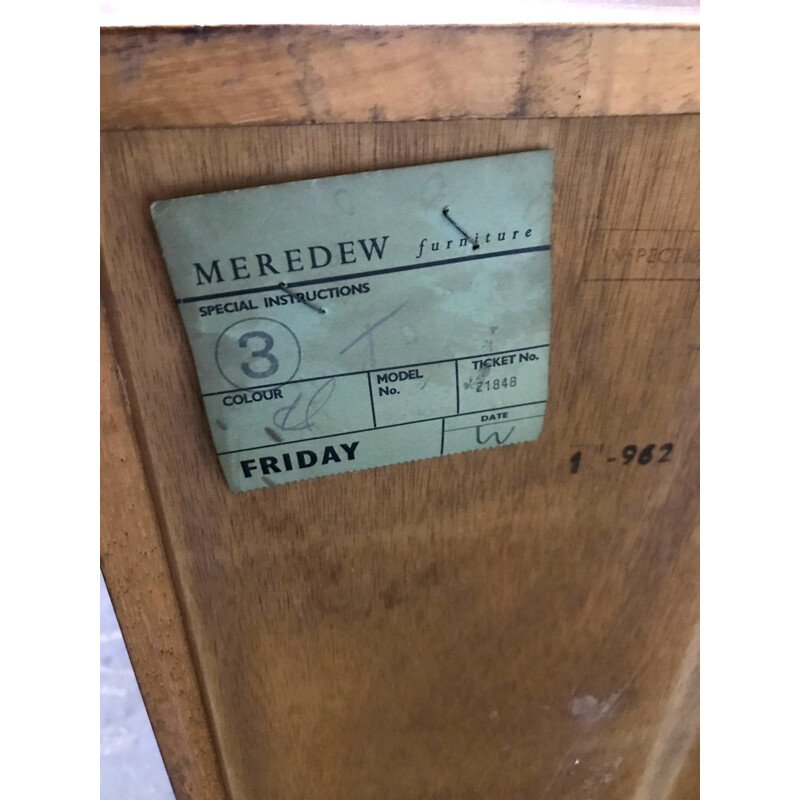 Wooden chest of drawers produced by Meredew Furniture - 1960s
