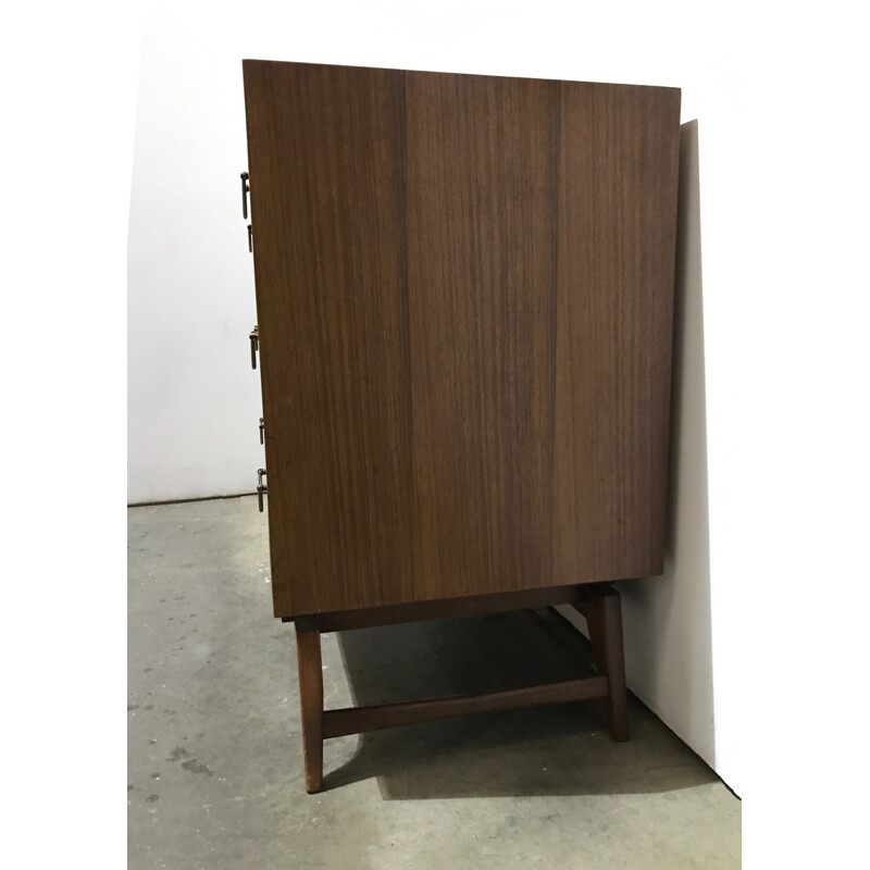 Mid century chest of drawers with 3 drawers - 1960s