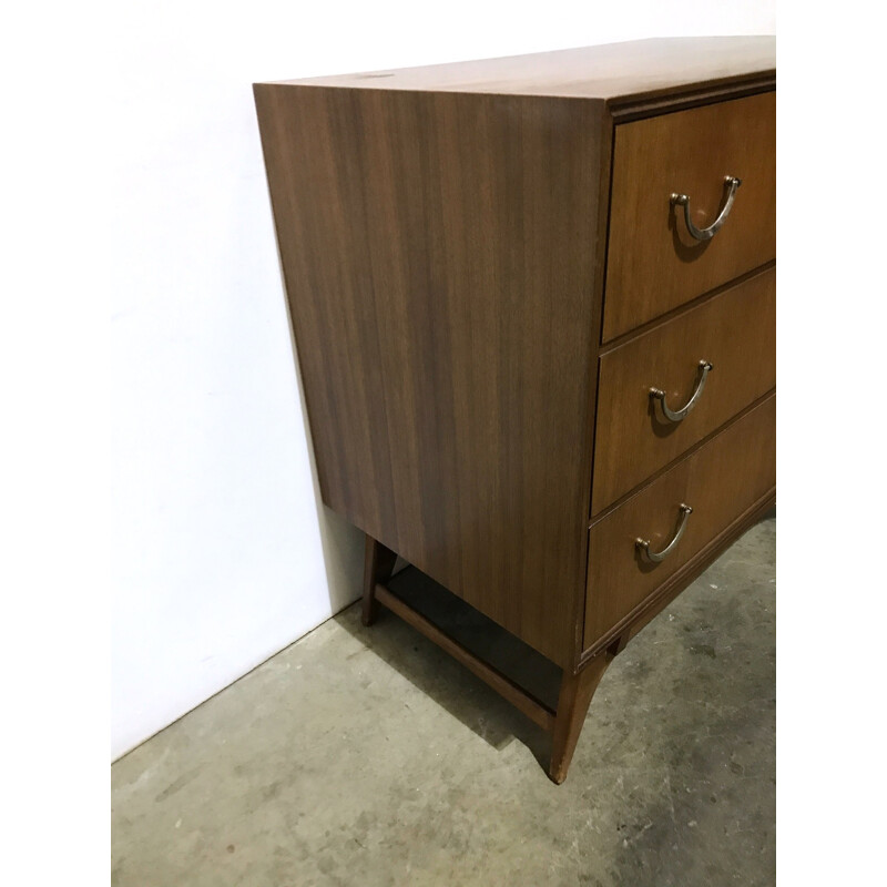 Mid century chest of drawers with 3 drawers - 1960s