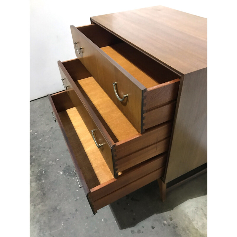 Mid century chest of drawers with 3 drawers - 1960s