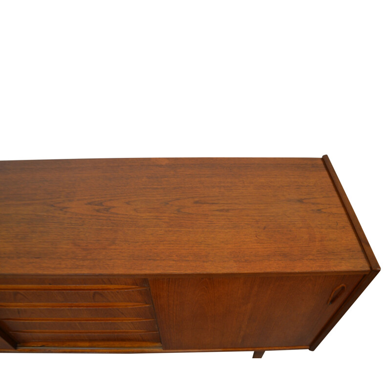 Danish sideboard in teak with 5 drawers - 1960s