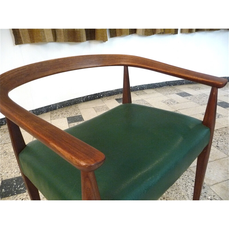 Set of 6 teak armchairs, model 113 by Nanna Ditzel for Poul Kolds Saværk - 1950s