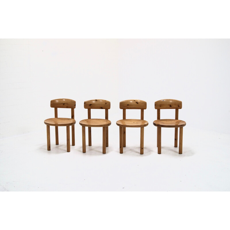 Ensemble de 4 chaises de Rainer Daumiller pour Hirtshal Sawmill - 1970