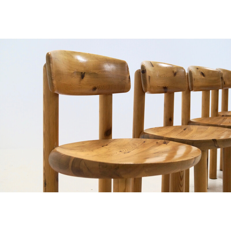Ensemble de 4 chaises de Rainer Daumiller pour Hirtshal Sawmill - 1970