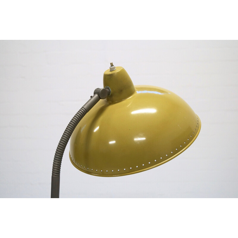 Yellow floor Lamp by H. Busquet for Hala Zeist - 1950s