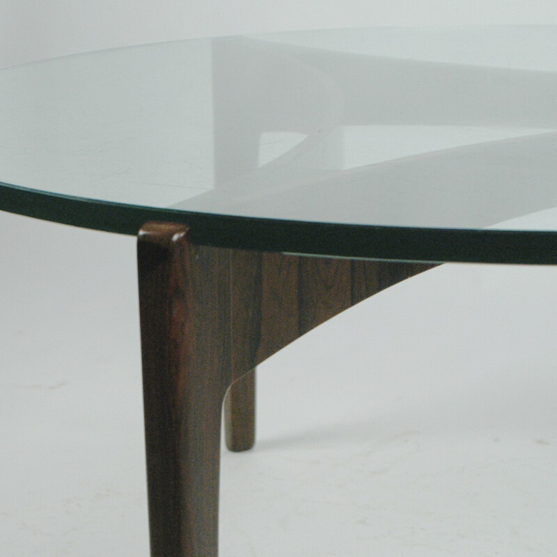  Rosewood coffee table by S. Ellekaer for Ch Linneberg - 1960s