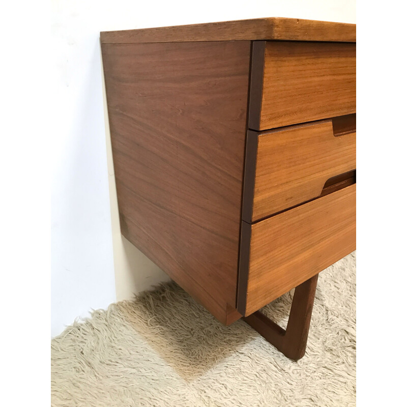 Mid century desk by Gunther Hoffstead produced by Uniflex- 1960s