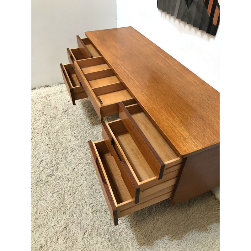 Mid century desk by Gunther Hoffstead produced by Uniflex- 1960s