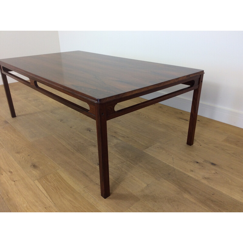 Table vintage marron en palissandre par Arne Halvorsen - 1960