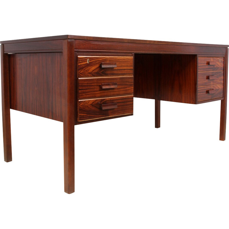 Mid century rosewood desk by Heggen of Norway - 1960s