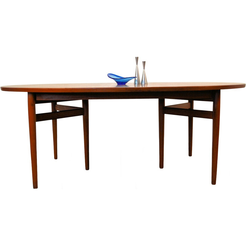 Model 212 teak dining table by Arne Vodderover - 1960s 