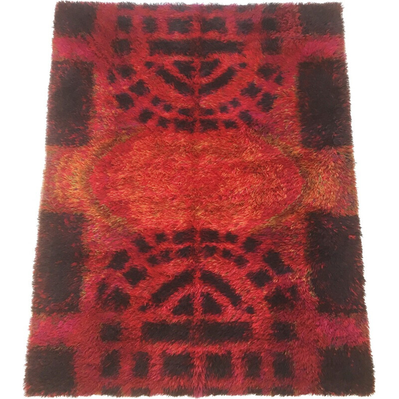 RYA rug by Ritva Puotila for Finnrya Oy AB, Finland - 1960s