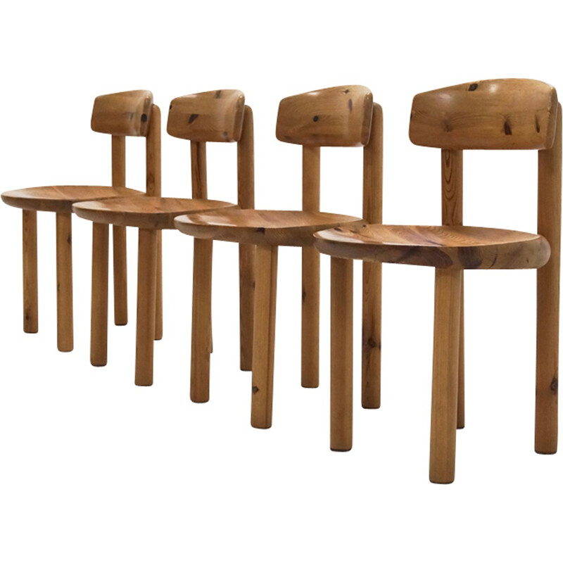 Set of 4 chairs by Rainer Daumiller for Hirtshal Sawmill - 1970s