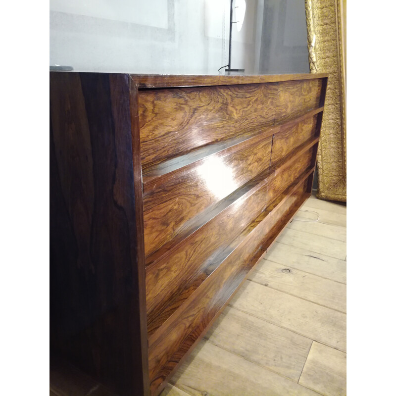 Mid-century chest of drawers in rosewood - 1970s