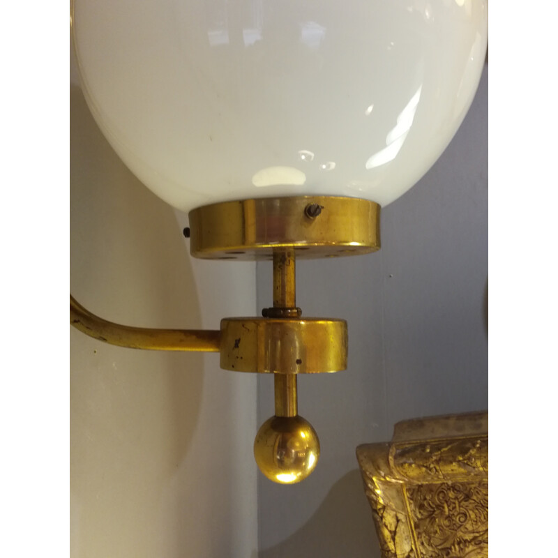 Set of 21 matching brass lamps - 1970s