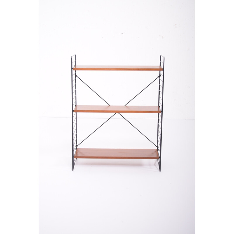 3 teak shelf unit by Dekker for Tomado H - 1950s