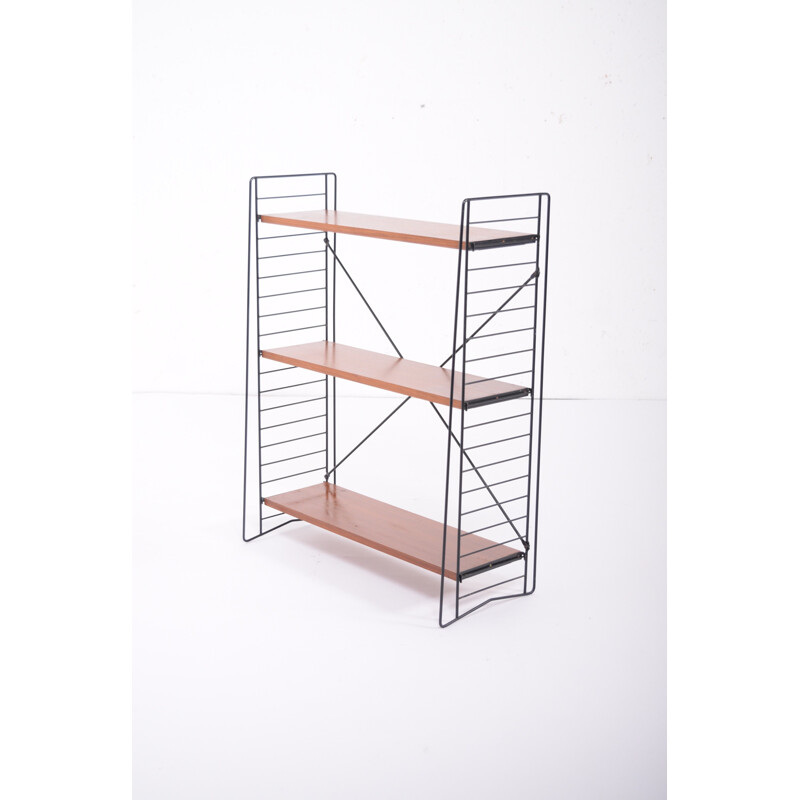 3 teak shelf unit by Dekker for Tomado H - 1950s
