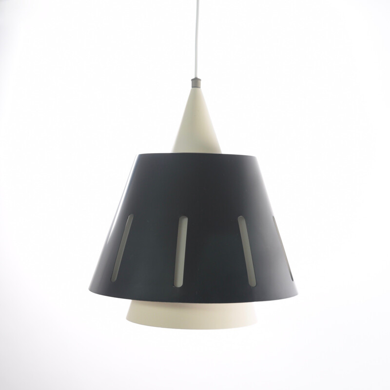Mid century hanging lamp n°10 Zonneserie by Busquet for Hala Zeist - 1950s