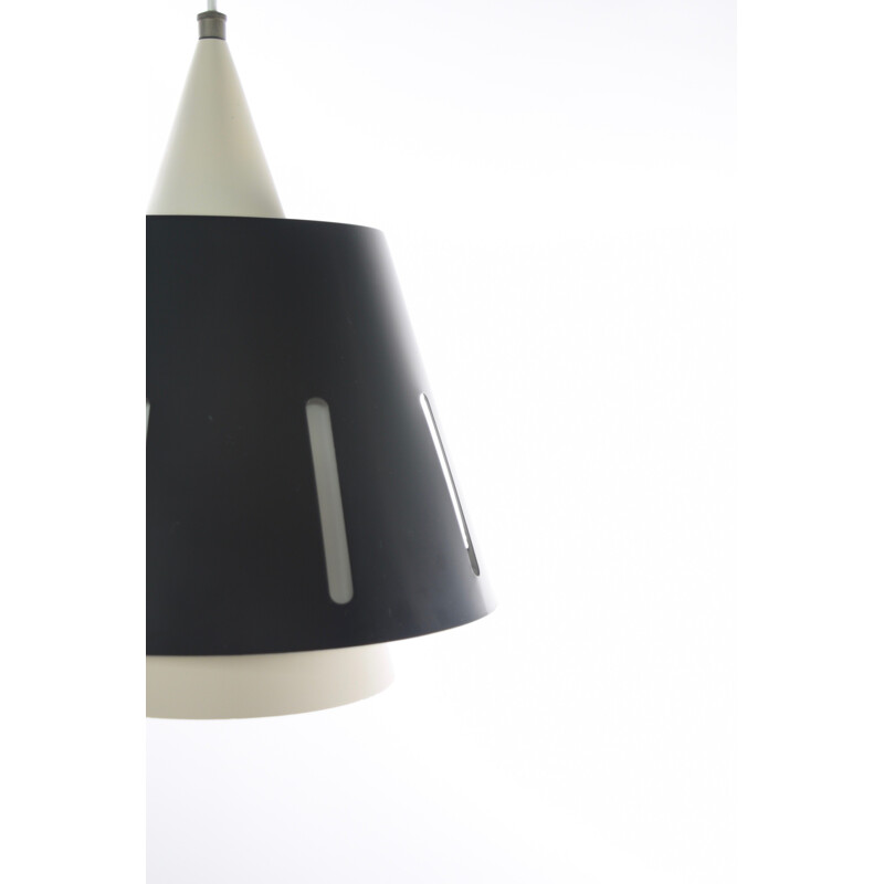 Mid century hanging lamp n°10 Zonneserie by Busquet for Hala Zeist - 1950s