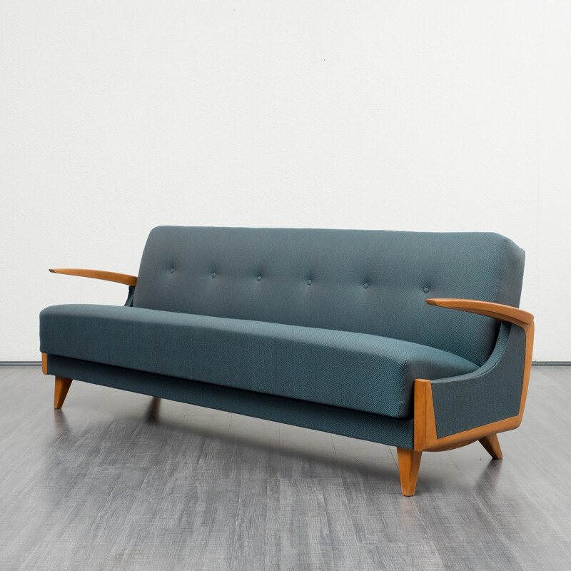 Mid century bichwood sofa - 1950s