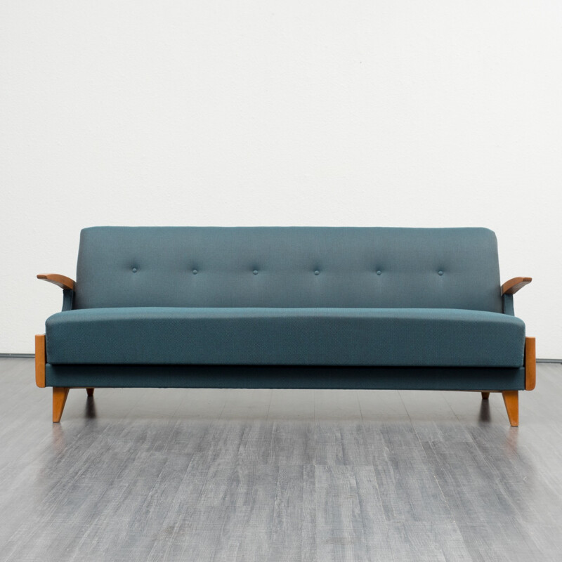 Mid century bichwood sofa - 1950s